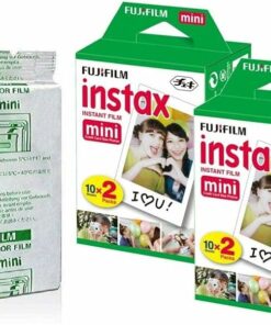 מארז סרטי צילום 50 תמונות (5 חבילות, 10 תמונות בחבילה) - מתאים לכל מצלמות Fujifilm Instax Mini